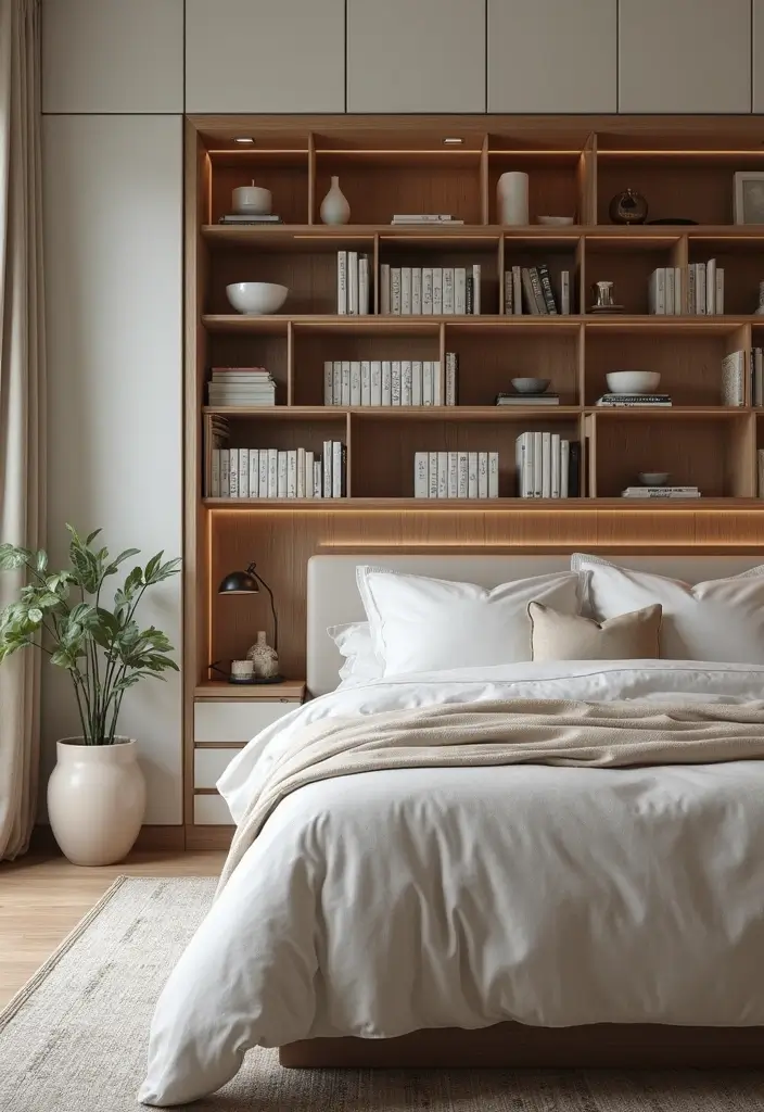 28 Bedroom Ideas for Small Rooms for Teens That Feel Trendy & Fun - 11. Functional Headboards with Storage