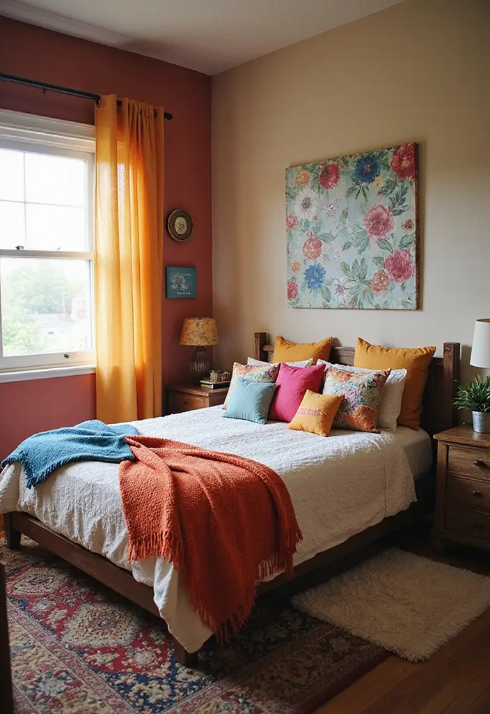 28 Bedroom Ideas for Small Rooms for Teens That Feel Trendy & Fun - 13. Use of Textiles for Comfort and Warmth