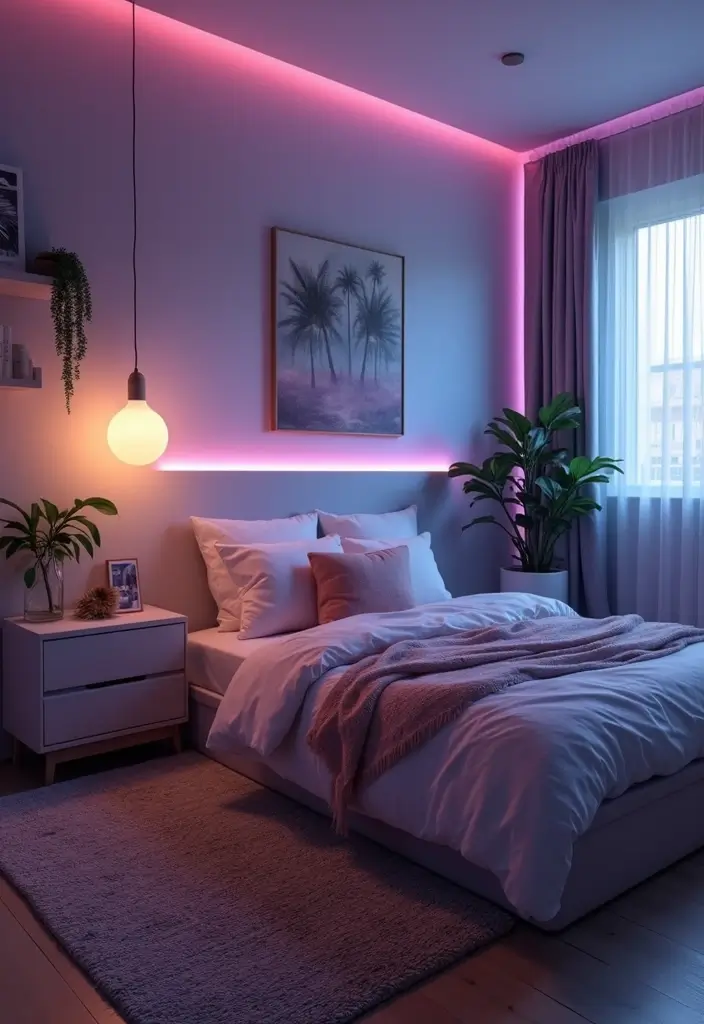 28 Bedroom Ideas for Small Rooms for Teens That Feel Trendy & Fun - 14. Utilize Smart Technology