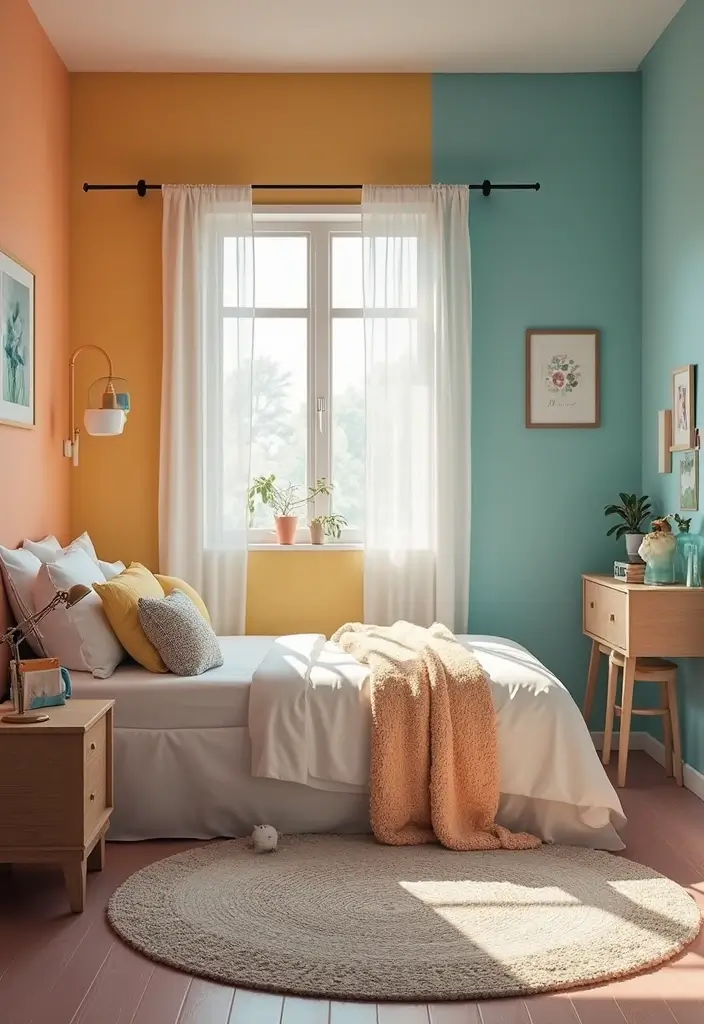 28 Bedroom Ideas for Small Rooms for Teens That Feel Trendy & Fun - 20. Smart Use of Color Psychology