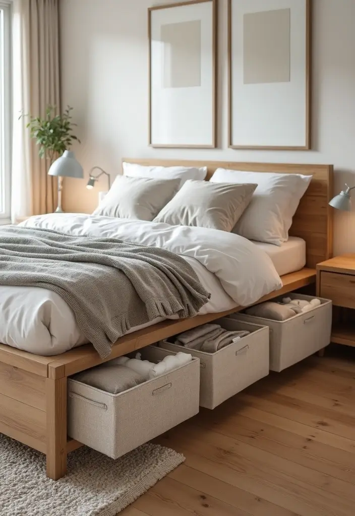 28 Bedroom Ideas for Small Rooms for Teens That Feel Trendy & Fun - 7. Under-Bed Storage Solutions