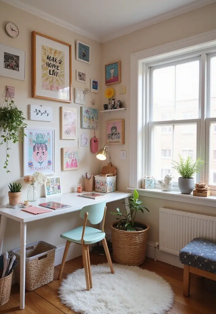 28 Bedroom Ideas for Small Rooms for Teens That Feel Trendy & Fun - 8. Personal Touches with DIY Decor