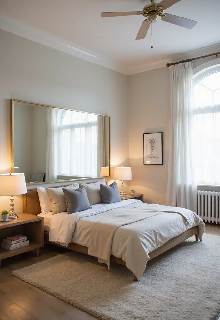 28 Bedroom Ideas for Small Rooms for Teens That Feel Trendy & Fun - 9. Using Mirrors to Create Illusion of Space