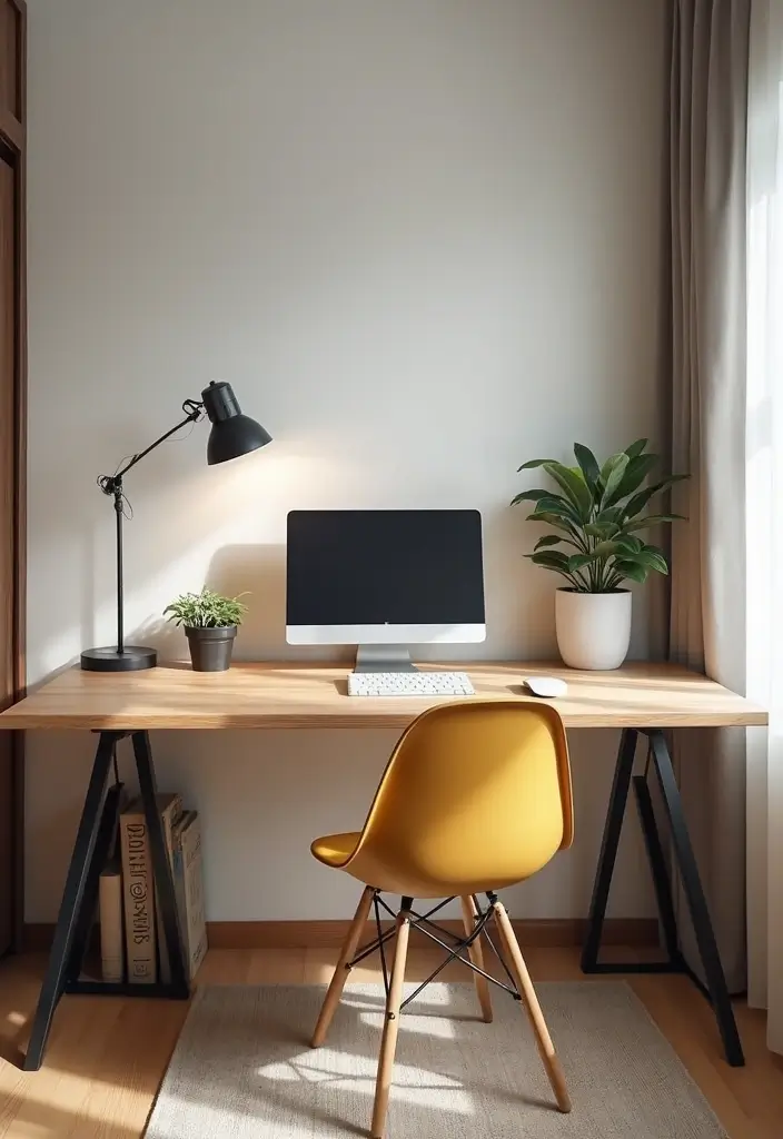 28 Clever 10 x 11 Bedroom Layout Ideas That Maximize Every Inch - 16. Wall-Mounted Desks