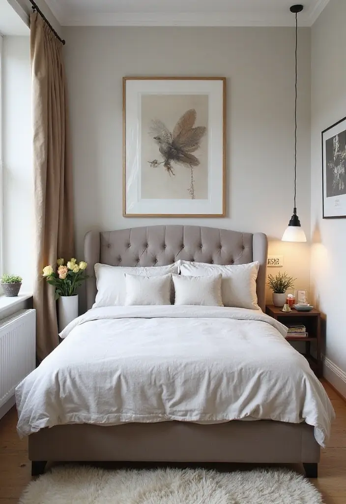28 Clever 10 x 11 Bedroom Layout Ideas That Maximize Every Inch - 25. Creative Headboard Ideas