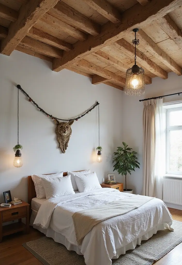 28 Clever 10 x 11 Bedroom Layout Ideas That Maximize Every Inch - 27. Utilize the Ceiling