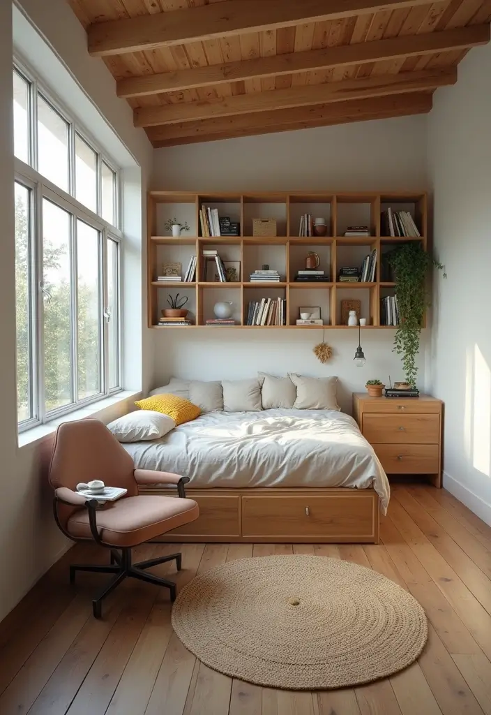 29 Loft Bed Bedroom Ideas That Feel Playful & Efficient - 24. Loft Bed with Segmented Areas