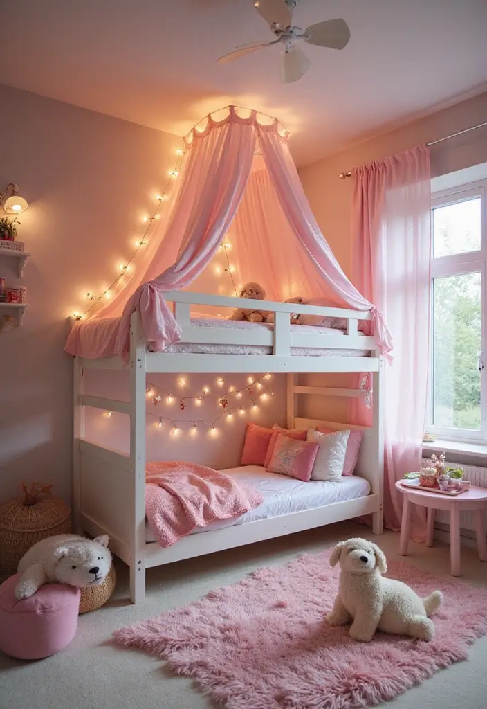 29 Loft Bed Bedroom Ideas That Feel Playful & Efficient - 5. Whimsical Fairy Tale Theme