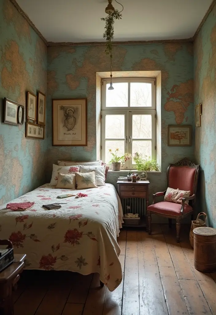 29 Metal Bed Frame Bedroom Ideas Vintage That Add Classic Charm - 25. Personal Touches