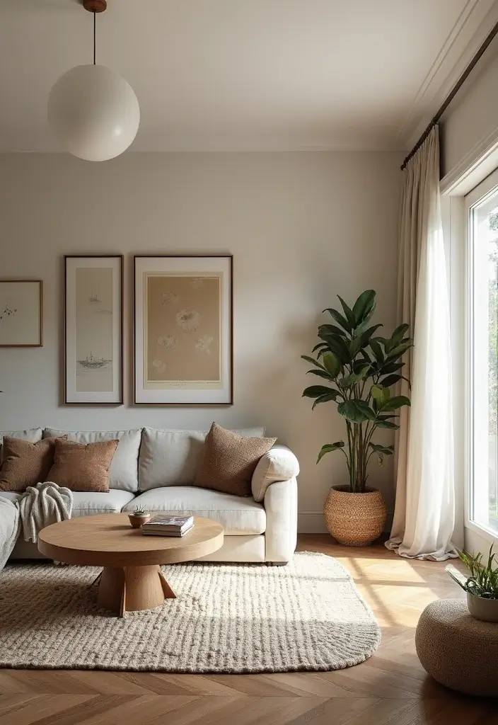 30 2 Bedroom Apartment Ideas That Feel Spacious and Stylish - 10. Use Area Rugs to Define Spaces