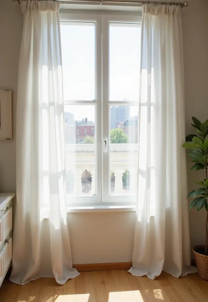 30 2 Bedroom Apartment Ideas That Feel Spacious and Stylish - 17. Use Window Treatments Wisely