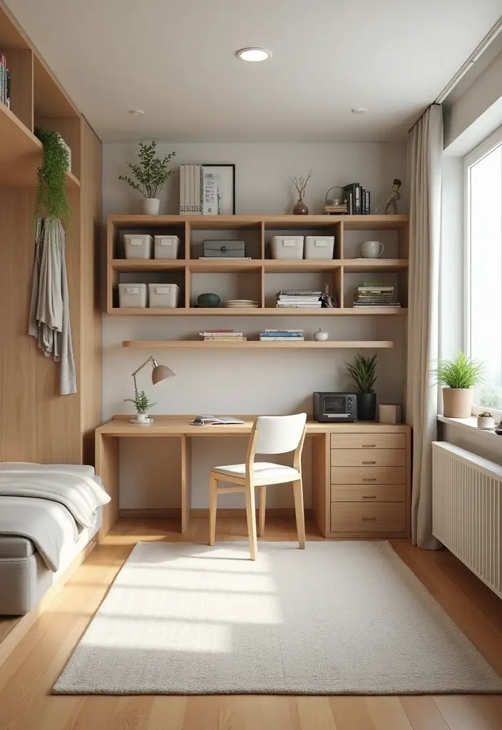 30 2 Bedroom Apartment Ideas That Feel Spacious and Stylish - 25. Opt for Space-Saving Solutions