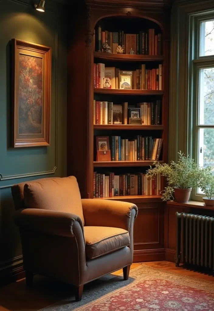 30 2 Bedroom Apartment Ideas That Feel Spacious and Stylish - 29. Create a Cozy Reading Nook