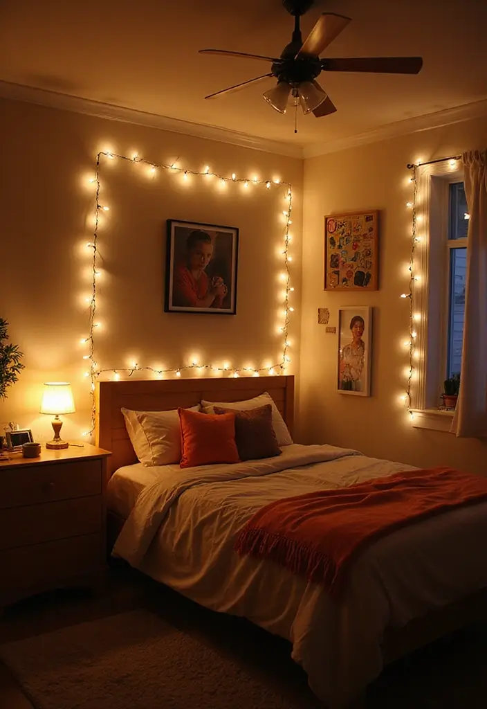 30 Bedroom Ideas for Teens That Look Straight Out of Pinterest - 10. Creative Lighting Options