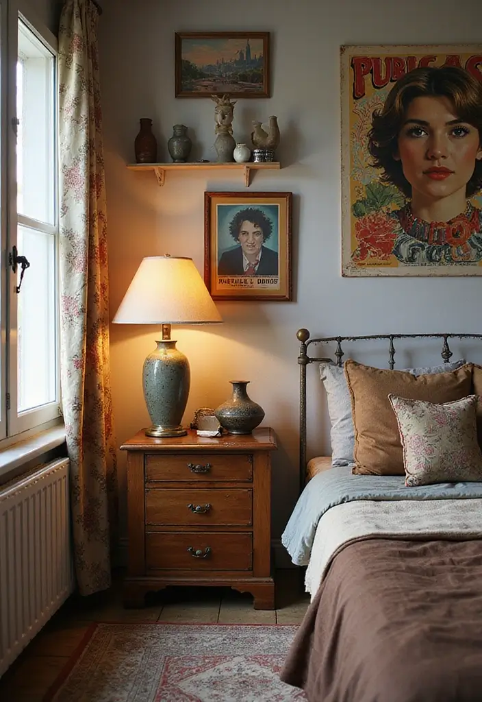 30 Bedroom Ideas for Teens That Look Straight Out of Pinterest - 12. Vintage Finds