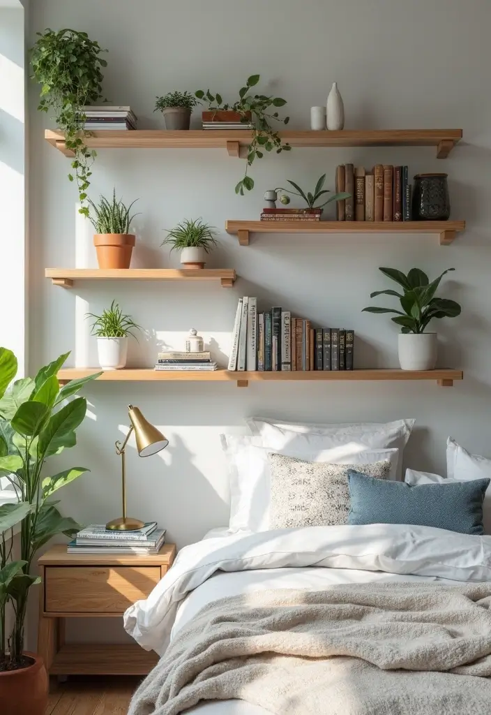 30 Bedroom Ideas for Teens That Look Straight Out of Pinterest - 14. Creative Shelving
