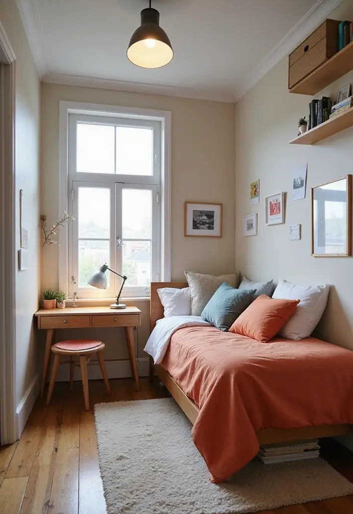 30 Bedroom Ideas for Teens That Look Straight Out of Pinterest - 16. Quirky Furniture Arrangement