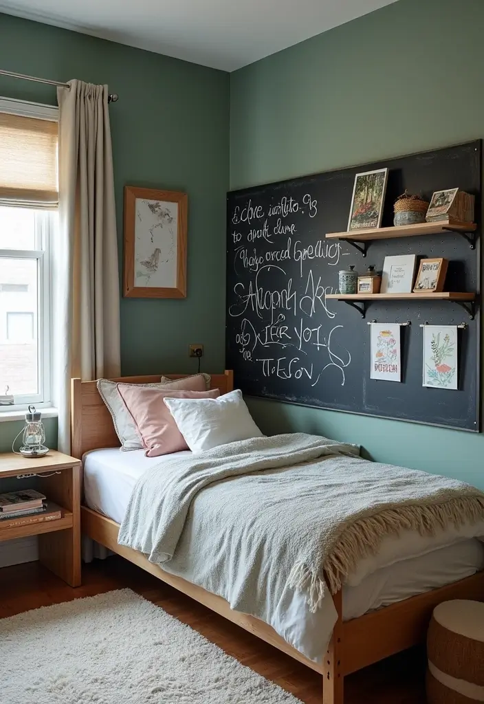 30 Bedroom Ideas for Teens That Look Straight Out of Pinterest - 23. Interactive Wall Features