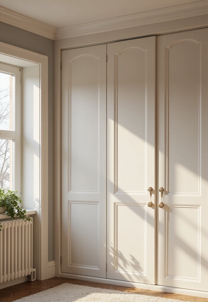 30 Bedroom Ideas with Wardrobe That Feel Practical & Stylish - 17. Curved Edges