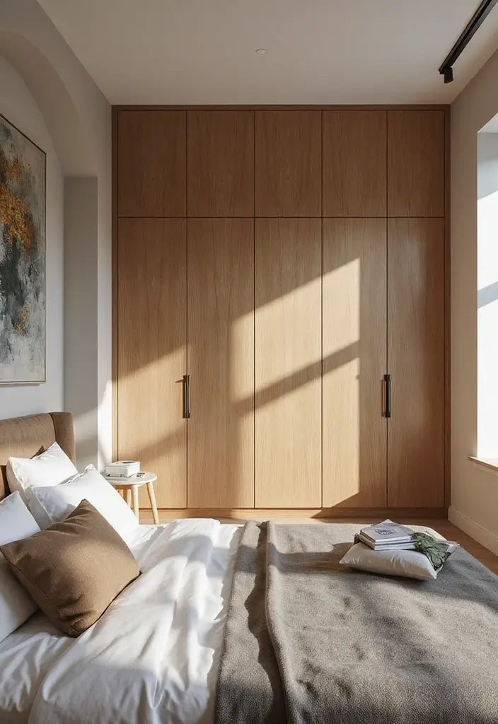 30 Bedroom Ideas with Wardrobe That Feel Practical & Stylish - 20. Sustainable Materials