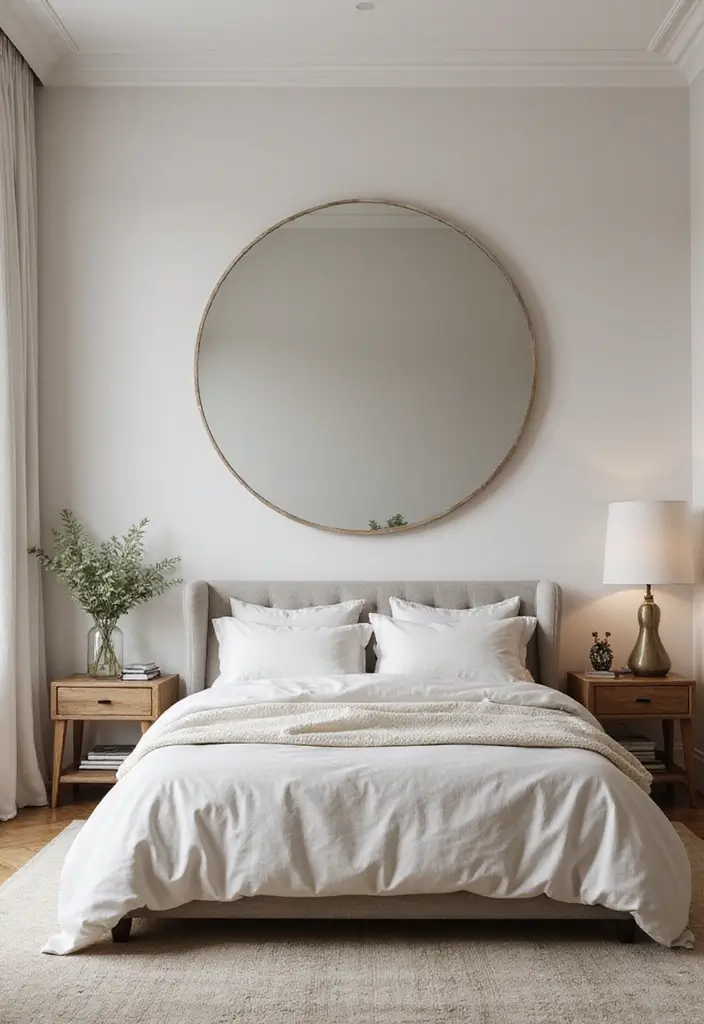 30 Black Bedroom Set Decor Ideas That Scream Luxury - 17. Statement Mirrors for Luxury