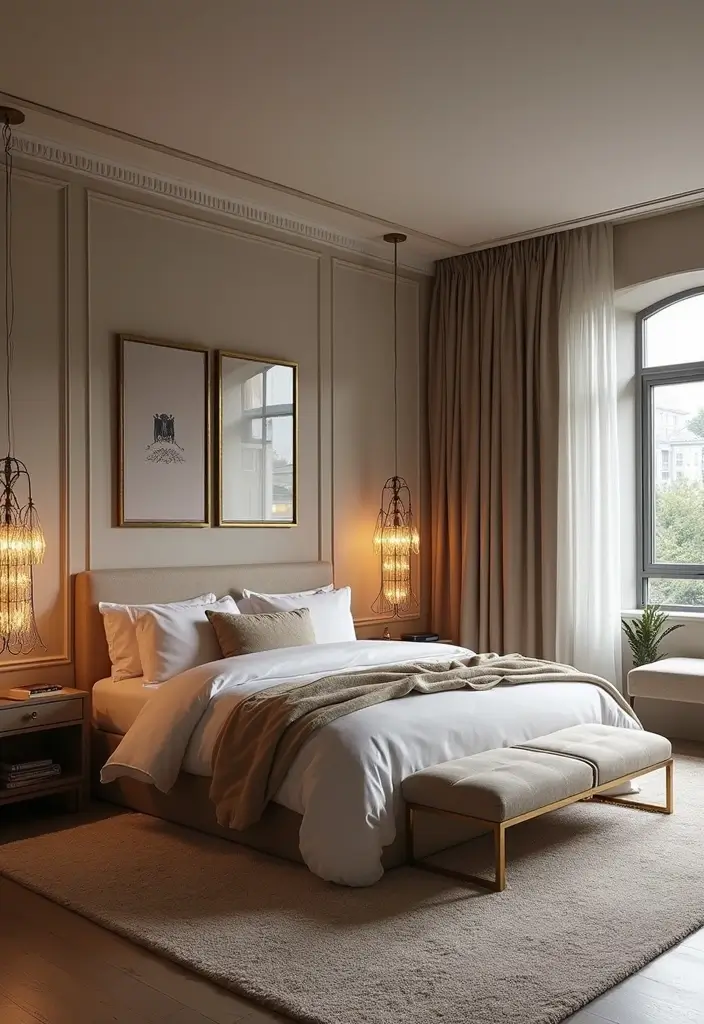 30 Black Bedroom Set Decor Ideas That Scream Luxury - 25. Stylish Bedroom Accessories