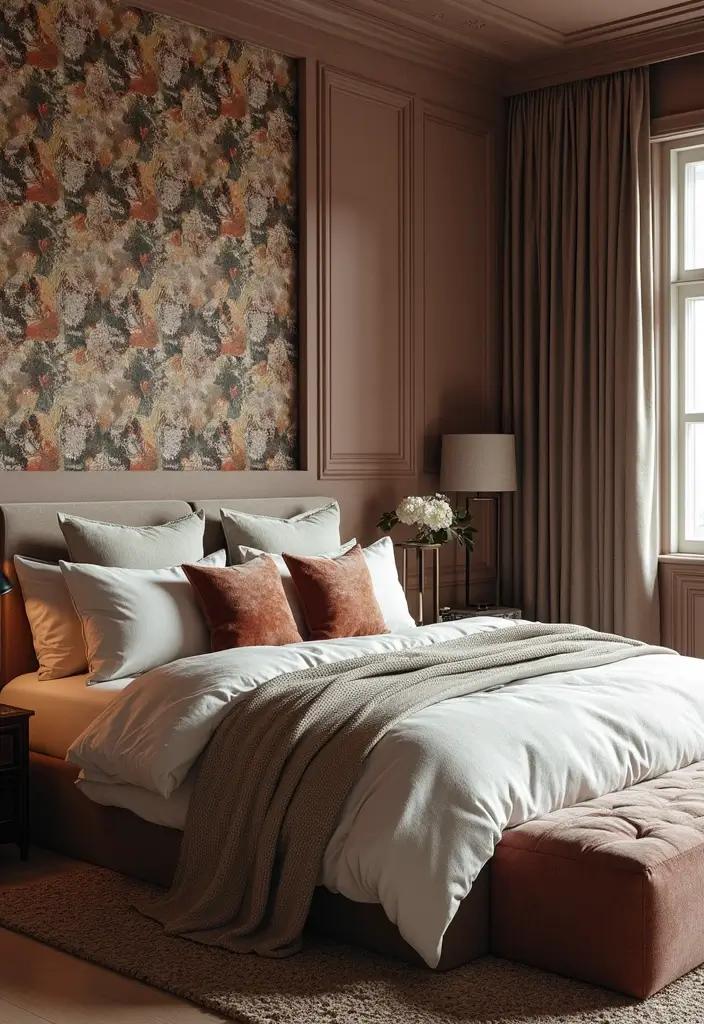 30 Black Bedroom Set Decor Ideas That Scream Luxury - 26. Mix and Match Patterns