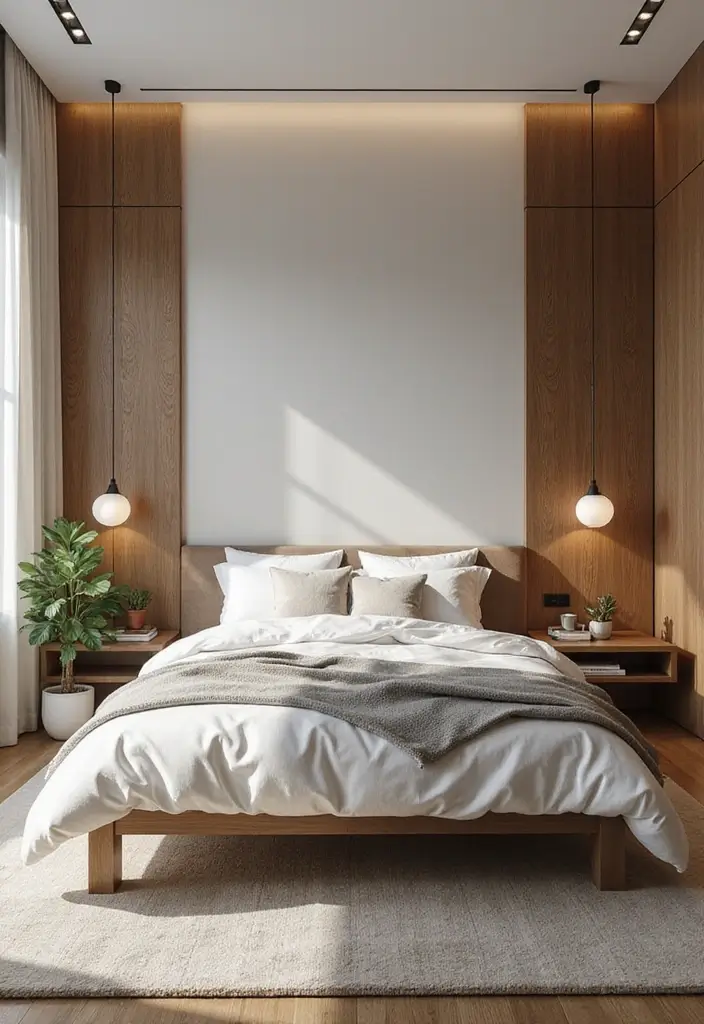 30 Black Bedroom Set Decor Ideas That Scream Luxury - 27. Use of Negative Space