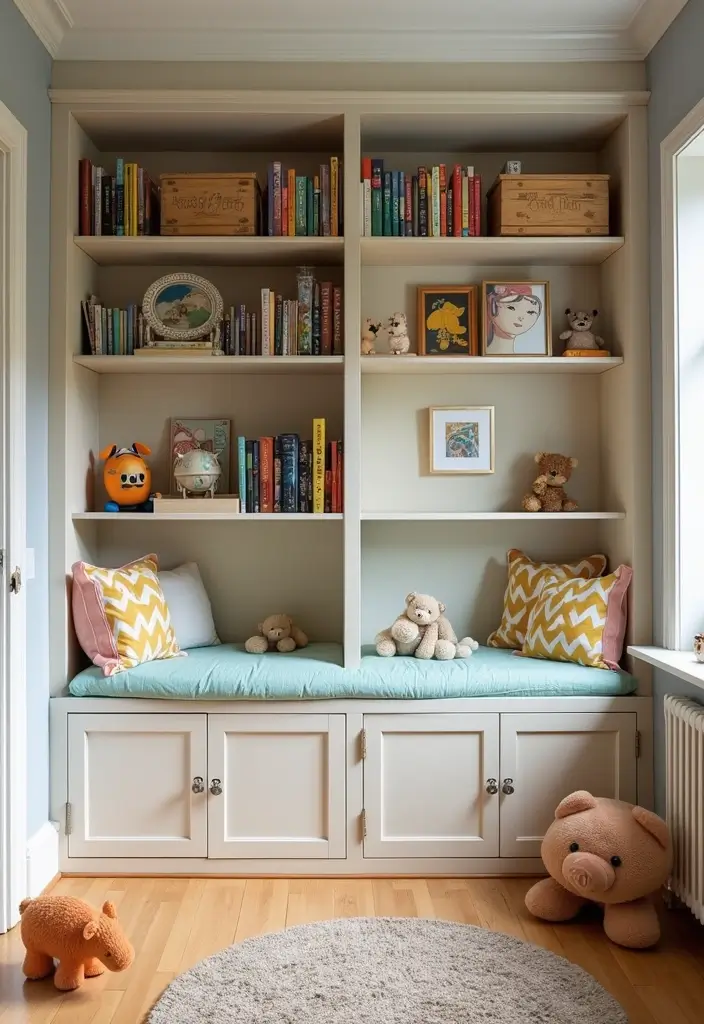 30 Box Room Bedroom Ideas for Kids That Maximize Every Inch - 2. Built-in Storage Solutions