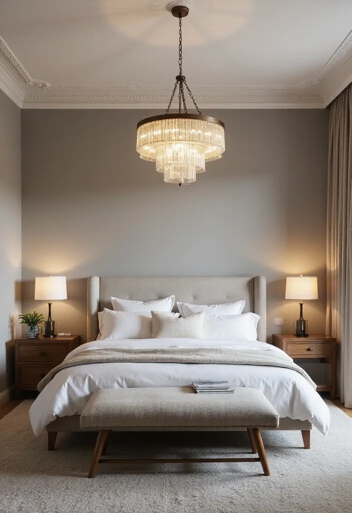 30 Cool Girl Bedroom Ideas That Radiate Personality - 16. Statement Lighting Fixtures