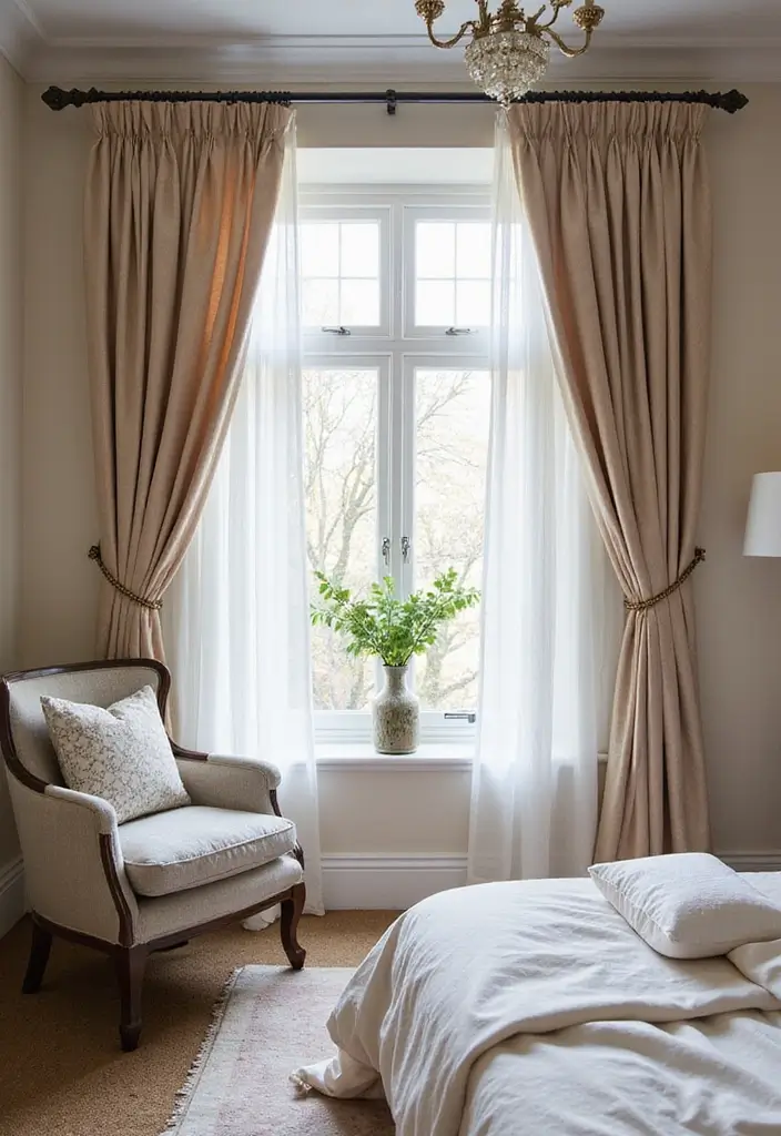 30 Cool Girl Bedroom Ideas That Radiate Personality - 29. Chic Window Treatments