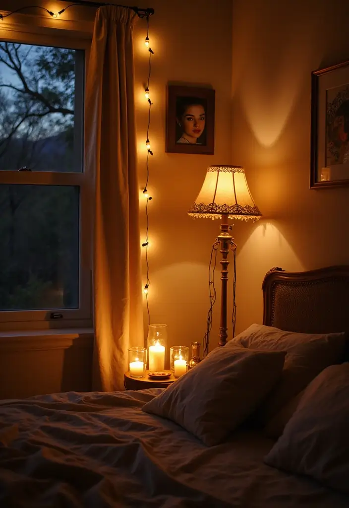 30 Cool Girl Bedroom Ideas That Radiate Personality - 9. Creative Lighting Solutions