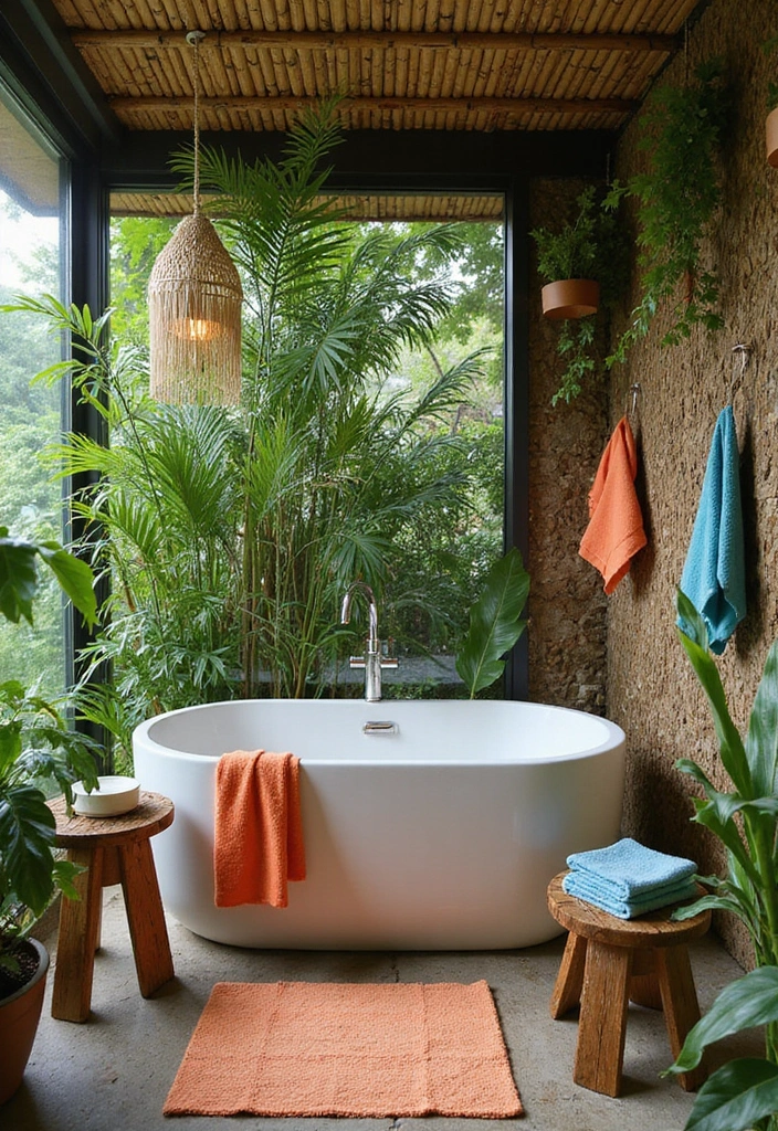 30 Jungle Bedroom Ideas for Adults That Bring Nature Indoors - 16. Botanical Bathroom Inspiration