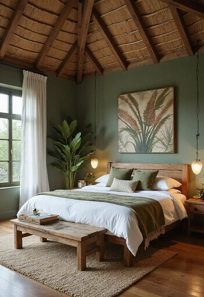 30 Jungle Bedroom Ideas for Adults That Bring Nature Indoors - 21. Outdoor-Inspired Furniture