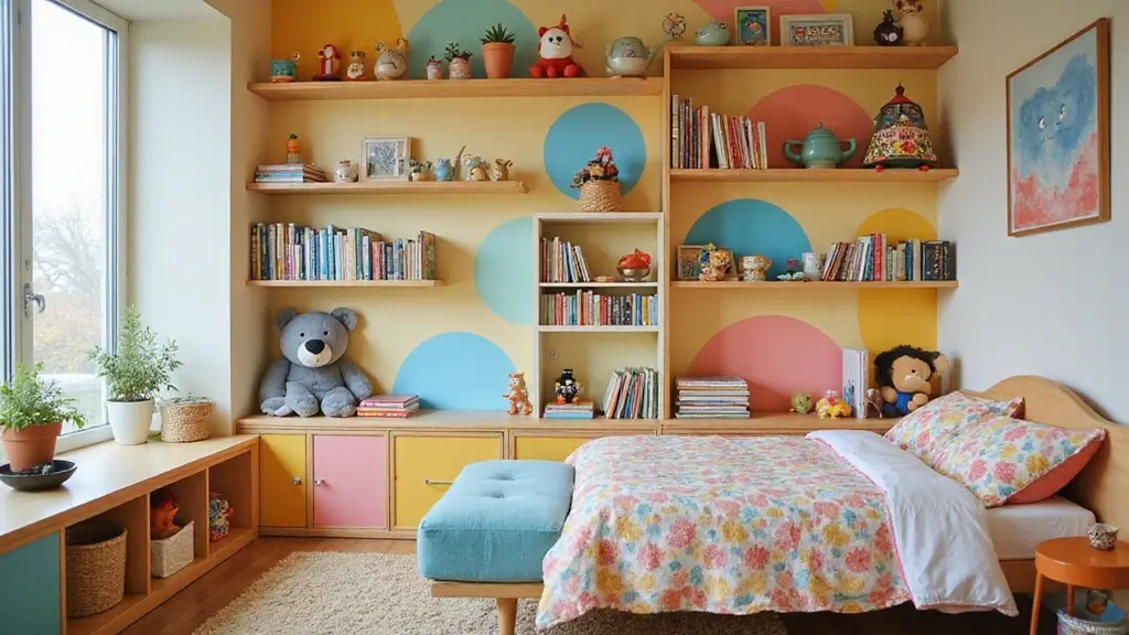 30 Kids Bedroom Shelving Ideas That Keep Things Cute & Organized