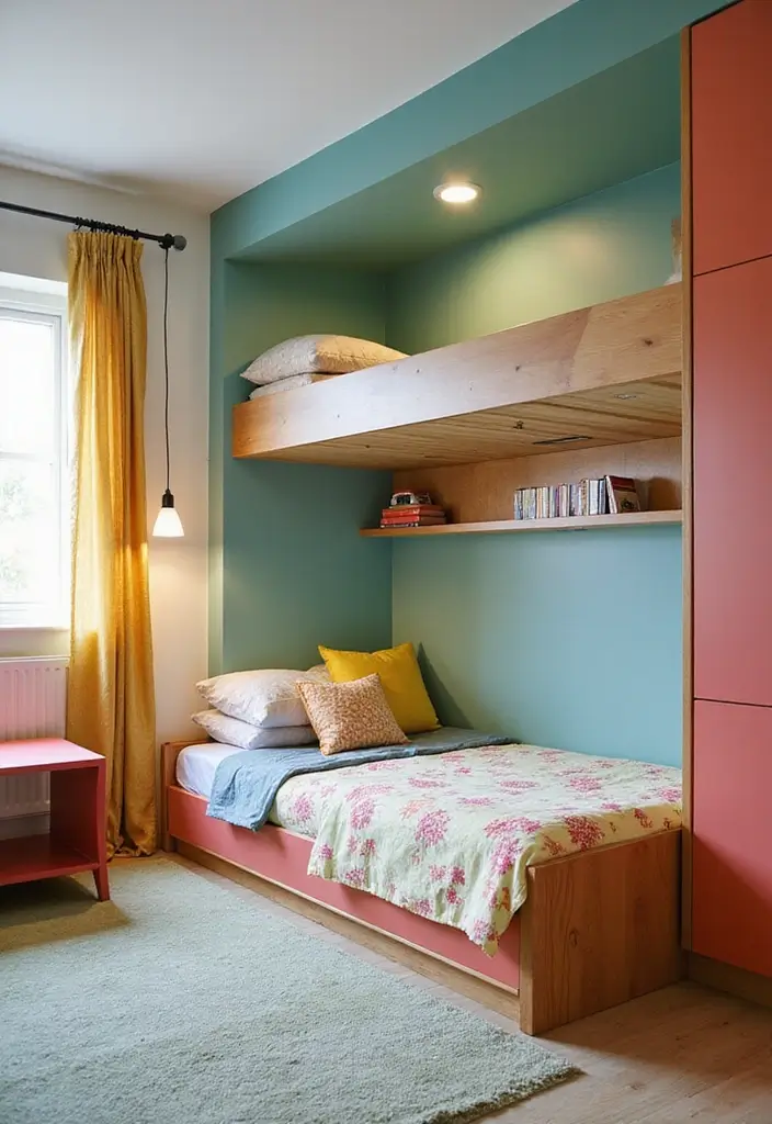 30 Kids Shared Bedroom Ideas That Are Functional and Fun - 19. Slide-Out Beds