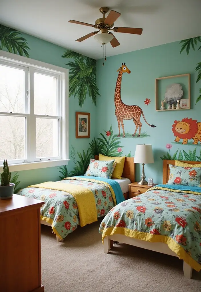 30 Kids Shared Bedroom Ideas That Are Functional and Fun - 2. Themed Decor