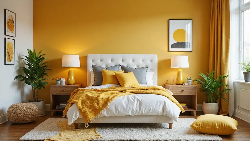 30 Mustard Yellow Bedroom Ideas That Add Cheerful Warmth
