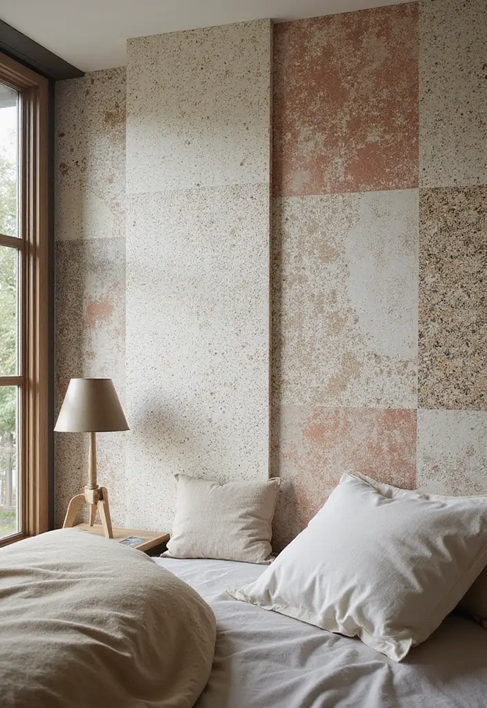 30 Renter Friendly Bedroom Ideas That Are Easy & Affordable - 1. Peel-and-Stick Wallpaper