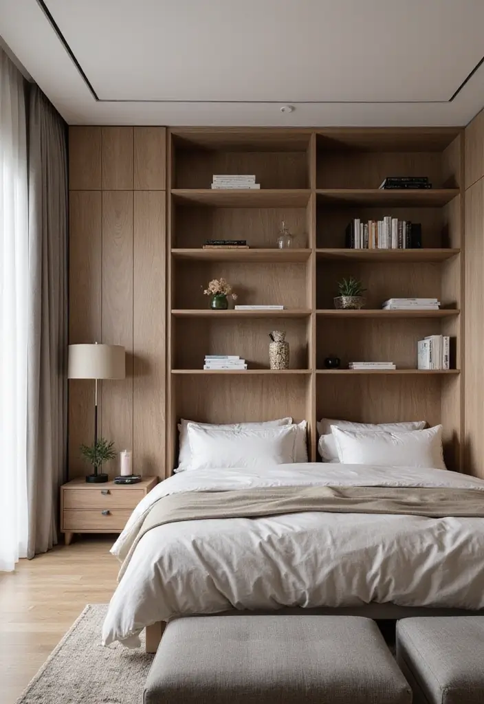 30 Renter Friendly Bedroom Ideas That Are Easy & Affordable - 22. Unconventional Room Dividers