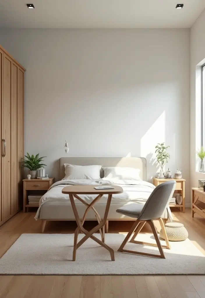 30 Renter Friendly Bedroom Ideas That Are Easy & Affordable - 25. Collapsible Furniture