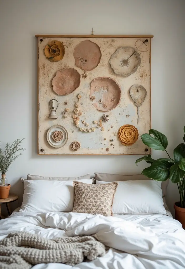 30 Renter Friendly Bedroom Ideas That Are Easy & Affordable - 30. DIY Wall Art