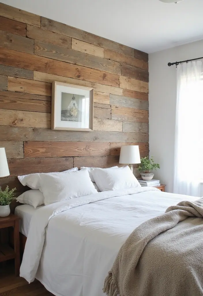 30 Renter Friendly Bedroom Ideas That Are Easy & Affordable - 8. DIY Headboard