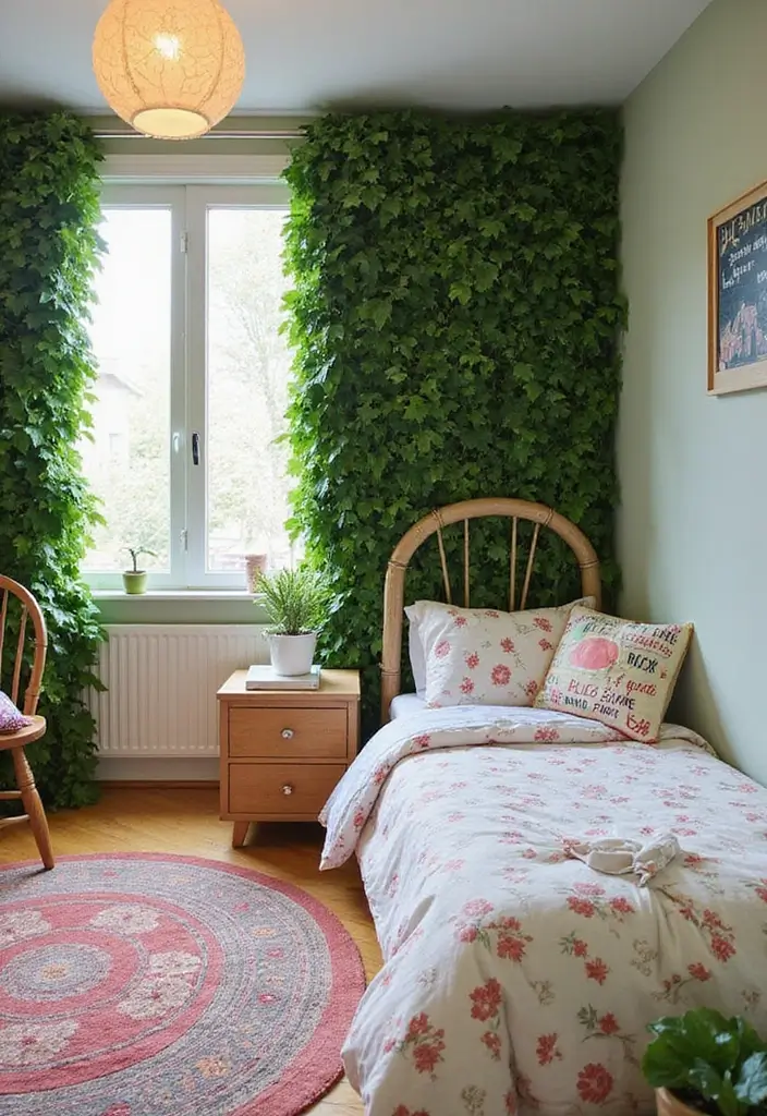 30 Room Divider Ideas for Kids Bedroom That Create Cozy Spaces - 22. Faux Plant Dividers