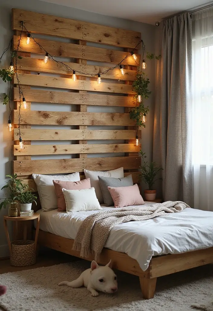 30 Room Divider Ideas for Kids Bedroom That Create Cozy Spaces - 8. DIY Pallet Walls