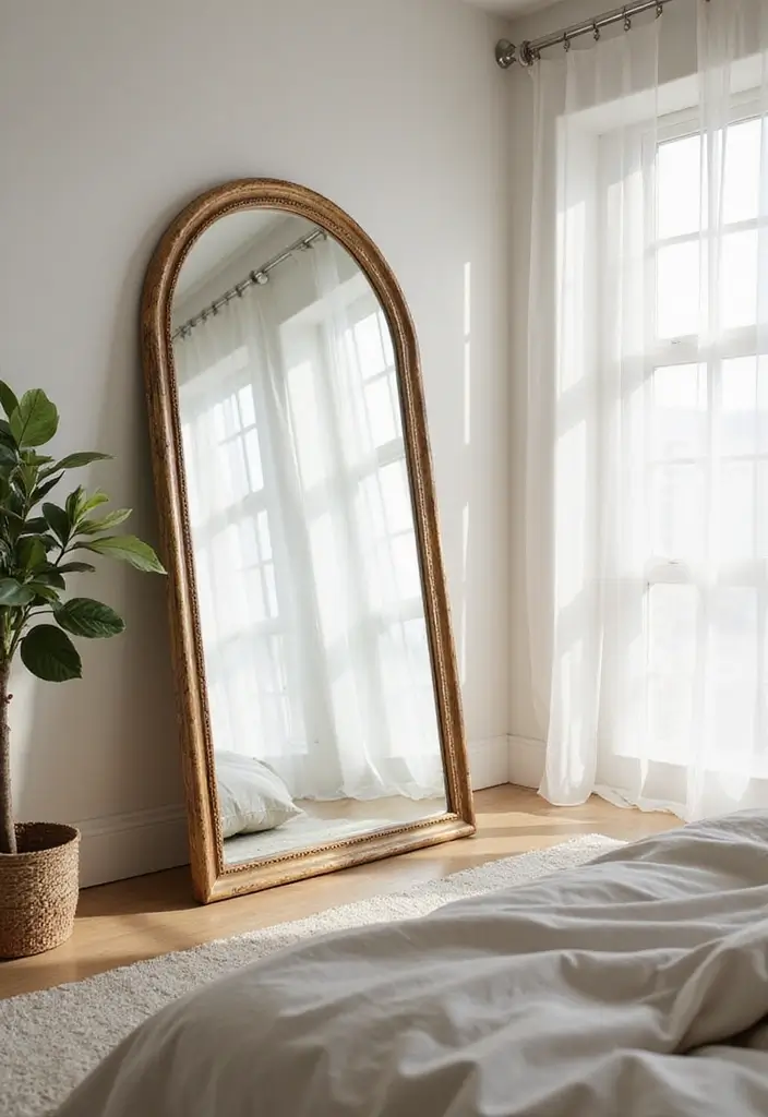 30 Sky Blue Room Ideas Bedroom That Bring Peaceful Energy - 14. Utilizing Mirrors