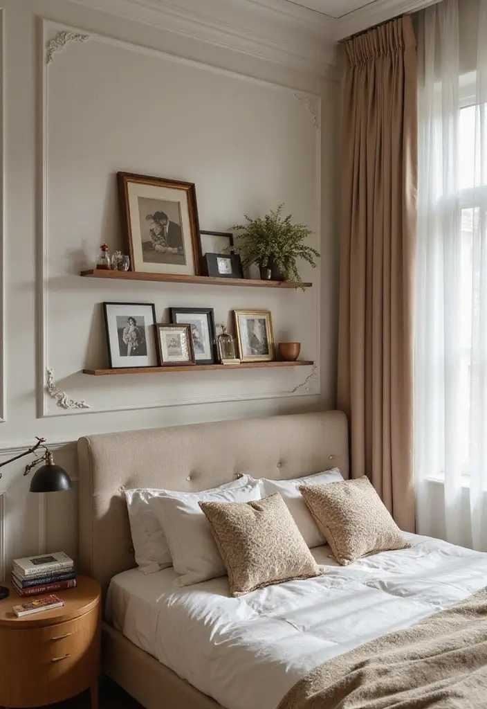 30 Sky Blue Room Ideas Bedroom That Bring Peaceful Energy - 27. Incorporating Personal Mementos