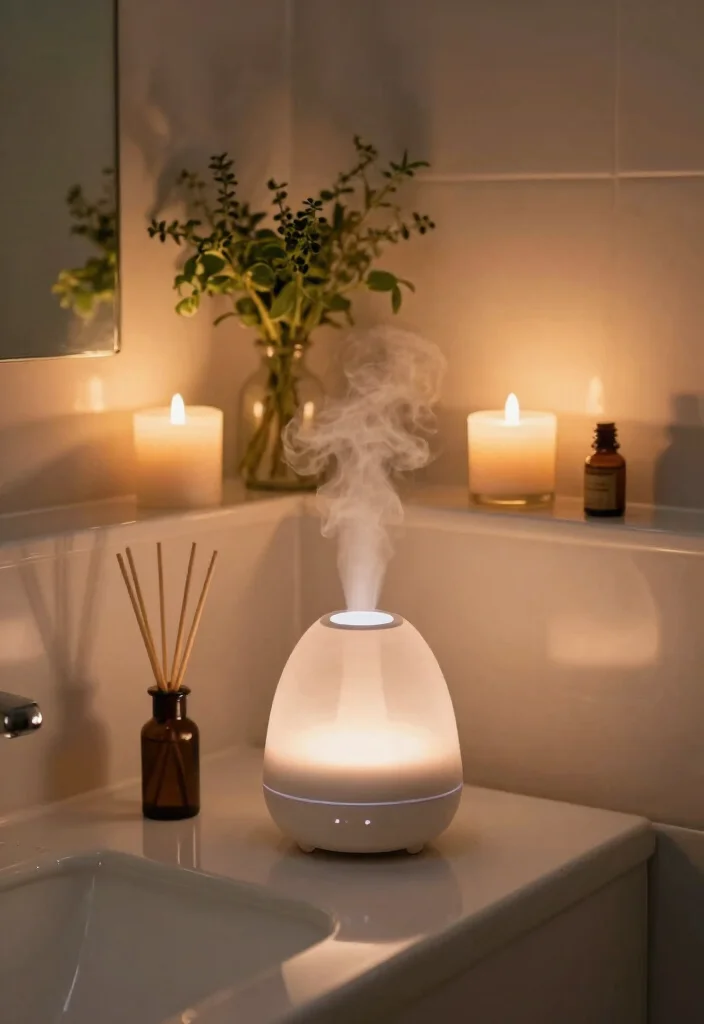 14 Bathroom Stall Ideas For Better Function - 12. Aromatherapy Elements 1