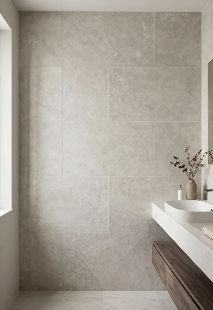 14 Bathroom Tile Texture Ideas That Add Dimension - 6. Textured Porcelain for Versatile Aesthetics 1