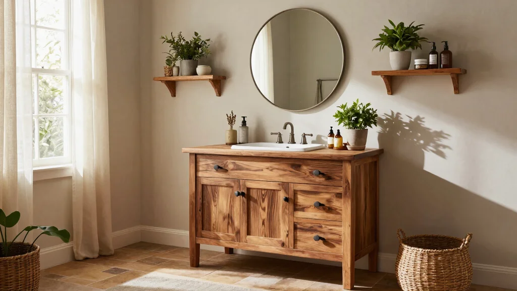 14 Stained Bathroom Vanity Ideas With Rich Character